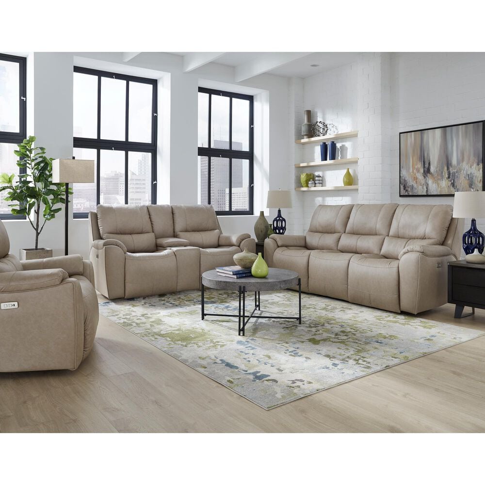 Southern Motion Westchester Power Reclining Loveseat in True Grit Platinum, , large