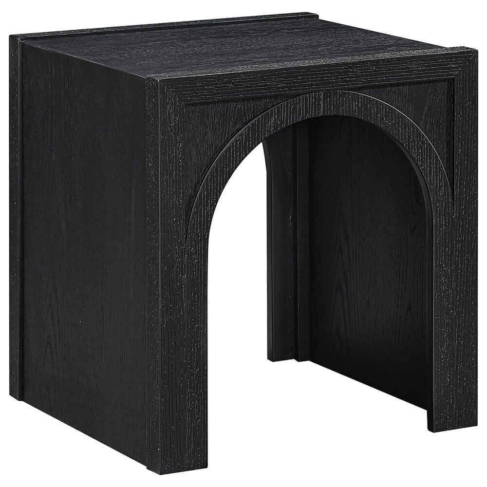 Crystal City Fitzgerald End Table in Rich Black, , large