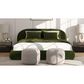 Jennifer Taylor Home Archie Puffy Grounded King Upholstered Platform Bed in Olive Green, , large