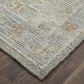 Feizy Grafton 8"6" x 11"6" Gray and Green Area Rug, , large
