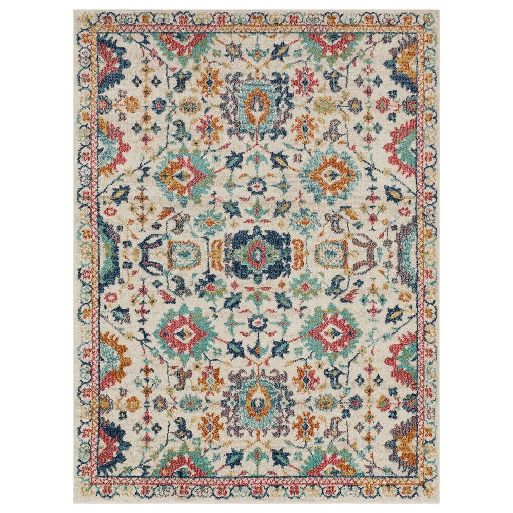 Mohawk Whimsy R1111 Multicolor 5"3" x 8" Area Rug, , large