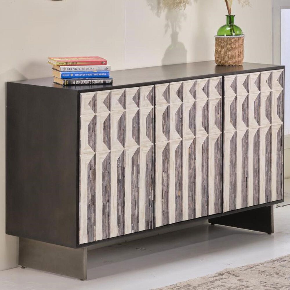 Jaipur Home Smooth Decisions 3-Door Sideboard in Brown, , large