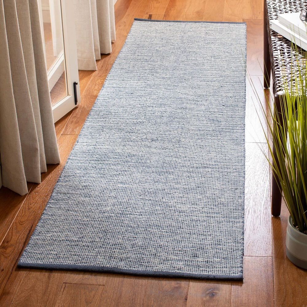 Safavieh Montauk 2&#39;3&quot; x 8&#39; Navy Blue Runner, , large
