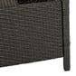 Hearth and Haven Bar Cart with Glass Top in Gray with Ice Tray, , large