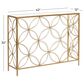 Maple and Jade Contemporary Console Table in Matte Gold, , large