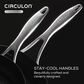 Circulon 8" and 10.25" Nonstick Frying Pan Set in Stainless Steel, , large