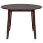 Coaster Barton 5-Piece Round Dining Set in Dark Brown, , large