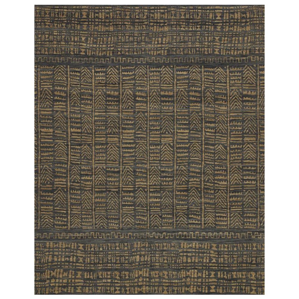 ED Ellen DeGeneres Crafted by Loloi Tribu TJ-01 2"6" x 9"9" Ink and Camel Runner, , large