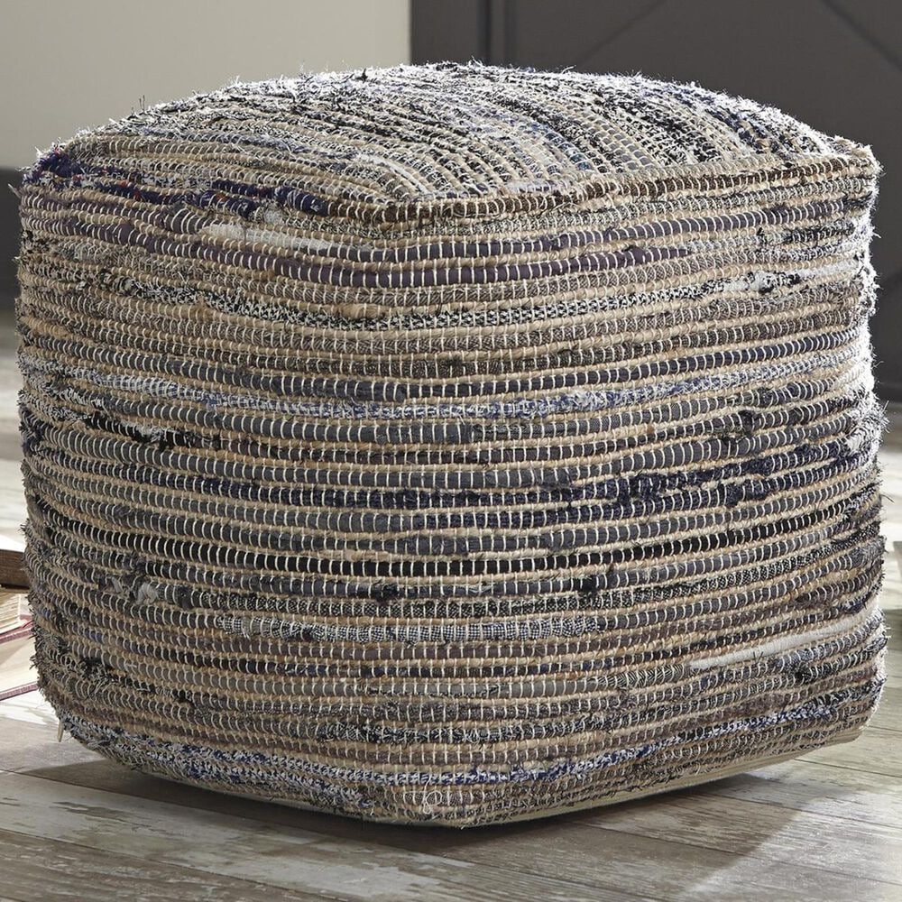 Signature Design by Ashley Absalom Pouf in Natural, , large