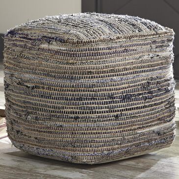 Signature Design by Ashley Absalom Pouf in Natural, , large