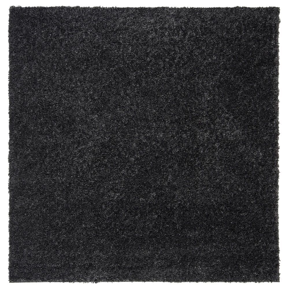 Safavieh August Shag AUG900H 6"7" Square Charcoal Area Rug, , large
