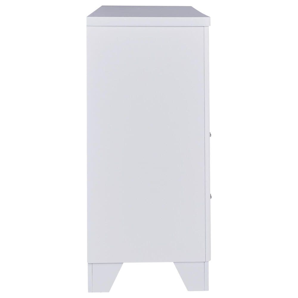 Ashley Jarlee 6-Drawer Dresser and Mirror in White, , large