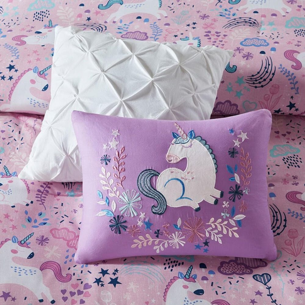 Hampton Park Lola Unicorn Cotton Comforter Set - F/Q, , large