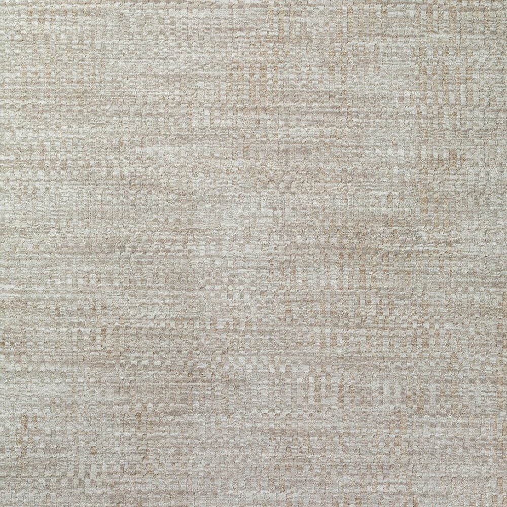 Surya Masterpiece Light Gray and Medium Gray 7&#39;10&quot; Round Area Rug, , large