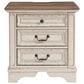 Ashley Realyn 4-Piece Queen Panel Bedroom Set in Chipped White, , large
