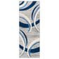 Surya Monaco MOC-2320 2"6" x 8" Navy, Silver Gray and Cream Runner, , large