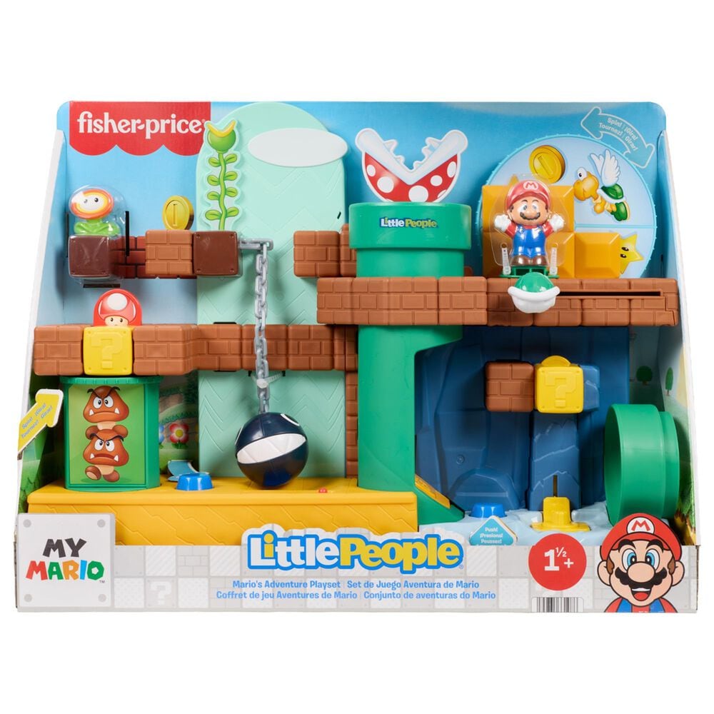Fisher Price My Mario Adventure Playset with Figures, , large