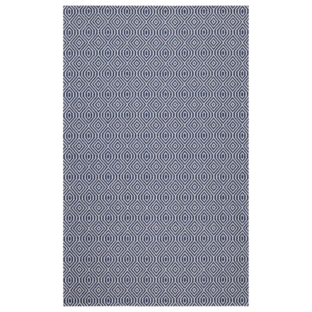 Safavieh Martha Stewart Cotton 4" x 6" Blue and Grey Area Rug, , large