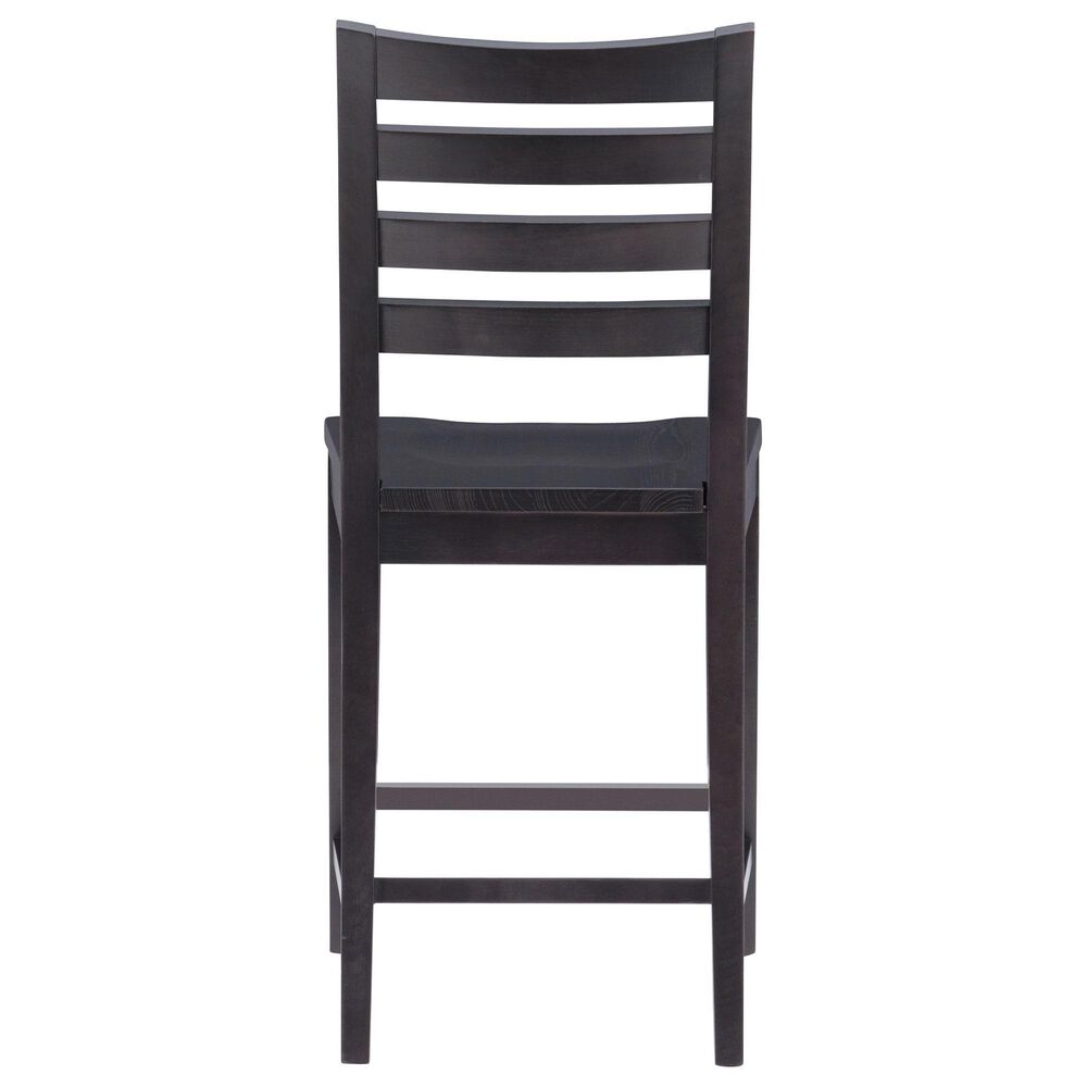 Linon Home Decor Flynn 22" Counter Stool in Black, , large