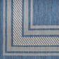 Nourison Horizon HOZ03 Denim 10" x 14" Indoor/Outdoor Area Rug, , large