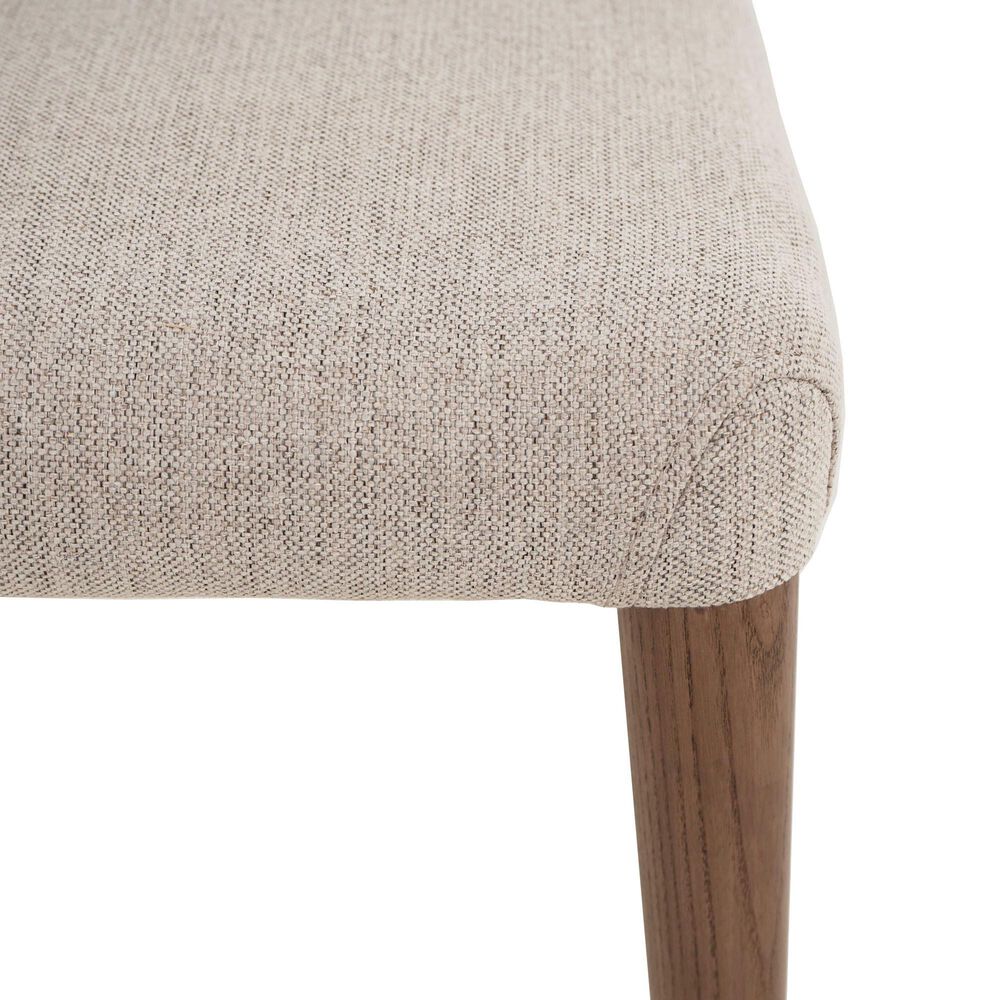 Monroe Rose Curved Open Back Side Chair in Walnut, , large