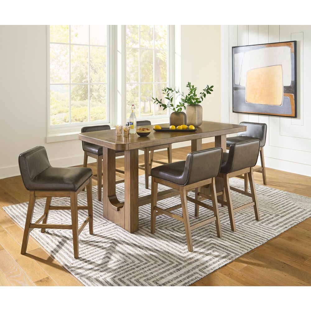 Millenium Cabalynn Counter Dining Table and 6 Stools in Two Tone, , large