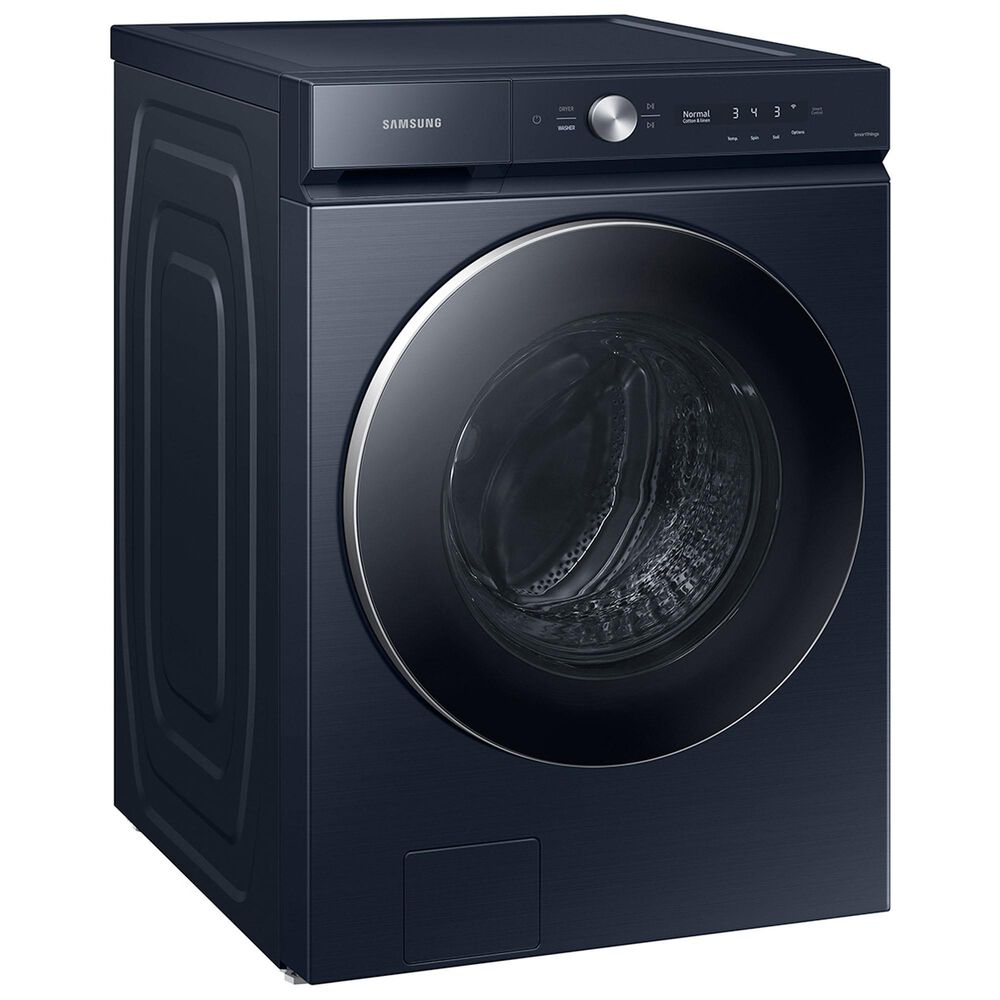 Samsung Bespoke 5.3 Cu. Ft. Ultra Capacity Front Load Washer with Ai OptiWash and Auto Dispense in Brushed Navy., , large