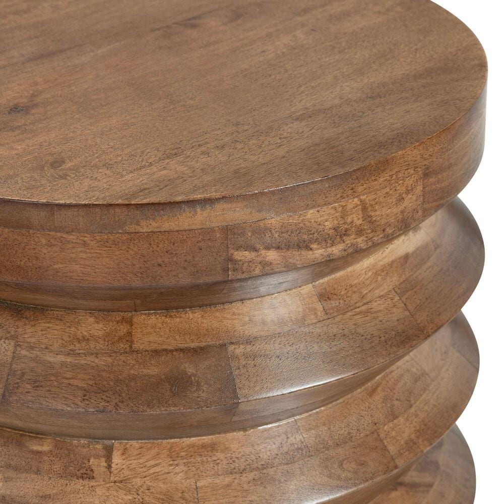 Crestview Collection Kempsey Accent Table in Brown, , large