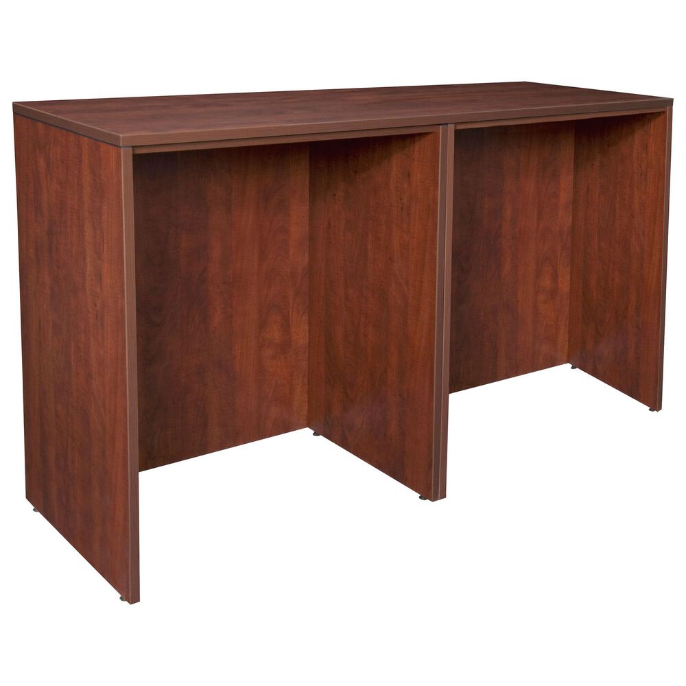 Regency Global Sourcing Legacy 2-Piece Stand Up Side to Side Desk in Cherry, , large