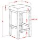 Furniture of America Tilton 26" Counter Stool in Antique White (Set of 2), , large