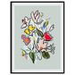 HOMLUX 24" x 18" Floral Bouquet Canvas Art in Multicolor, , large
