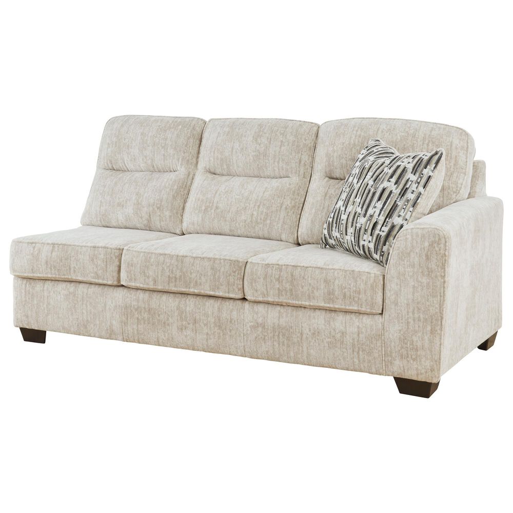 Ashley Lonoke 2-Piece Left Facing Sectional with Chaise in Parchment, , large
