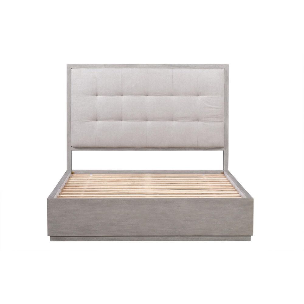 Urban Home Oxford King Platform Bed in Gray Mineral, , large