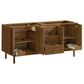 James Martin Laurent 72" Double Bathroom Vanity in Honey Oak with 3 cm Victorian Silver Silestone Top and Rectangular Sinks, , large