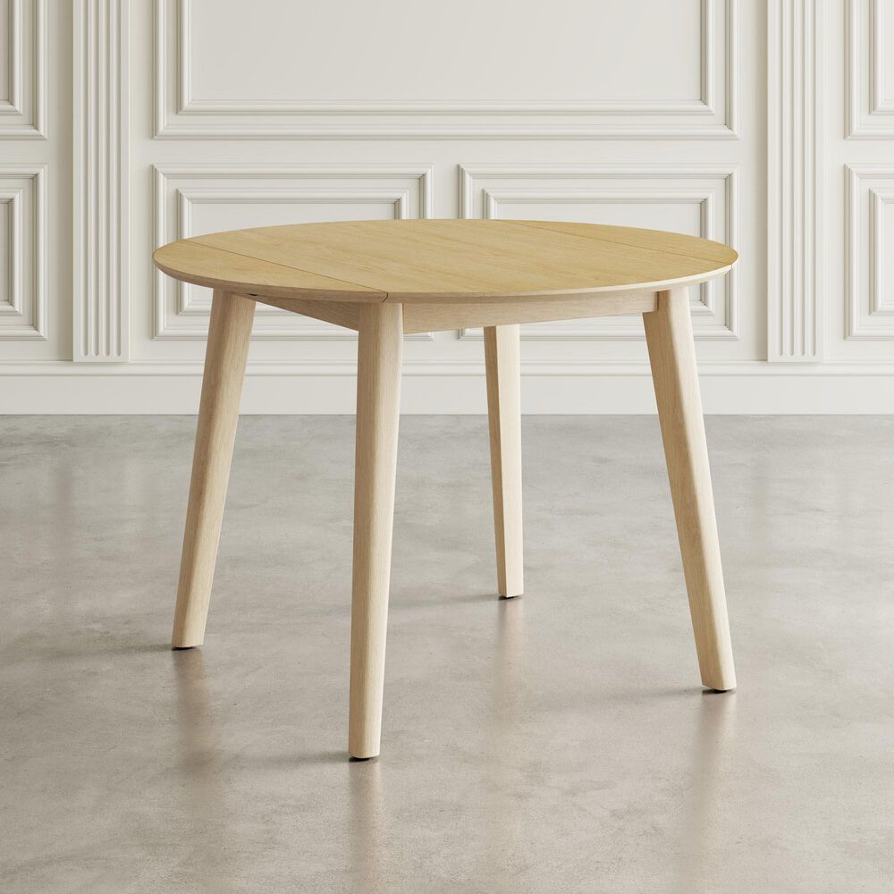 Jofran Percy Round Dining Table in Natural - Table Only, , large