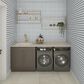 Dal-Tile Matte White with Black Gloss Dot 12" x 12" Glass Mosaic Sheet, , large