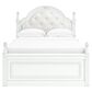 Ashley Kozlani Full Upholstered Panel Bed in Matte White, , large