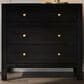 Butler Specialty Company Nora 3 Drawer Nightstand in Coffee Brown, , large