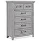 Crown Mark Beckett 6-Drawer Chest in Greige, , large