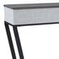 Ashley Sethlen Console Sofa Table with Speaker in Gray and Black, , large