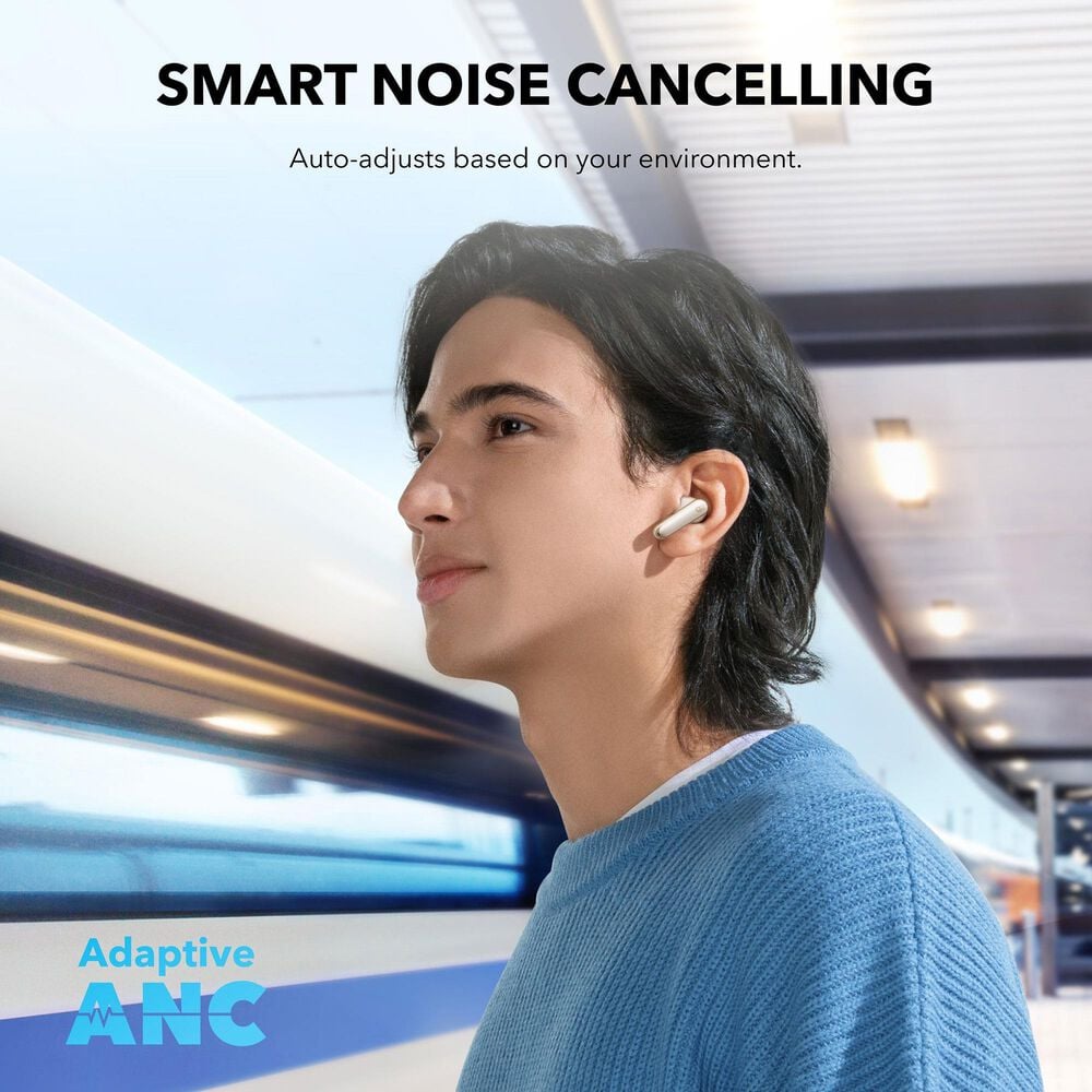 Anker P40i Smart ANC True-Wireless Earbuds in White, , large