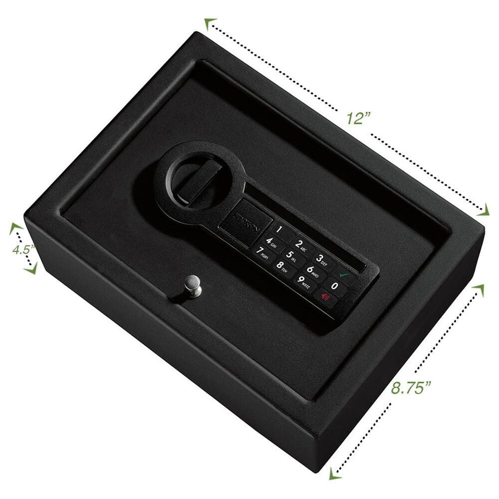 Stack-On Drawer Safe with Electronic Lock in Black, , large