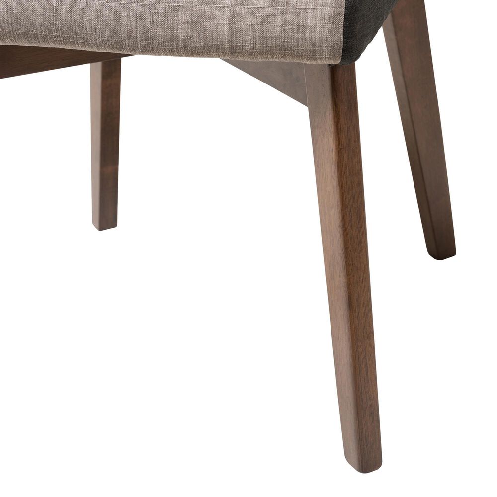Baxton Studio Kimberly Side Chair in Dark Walnut (Set of 2), , large
