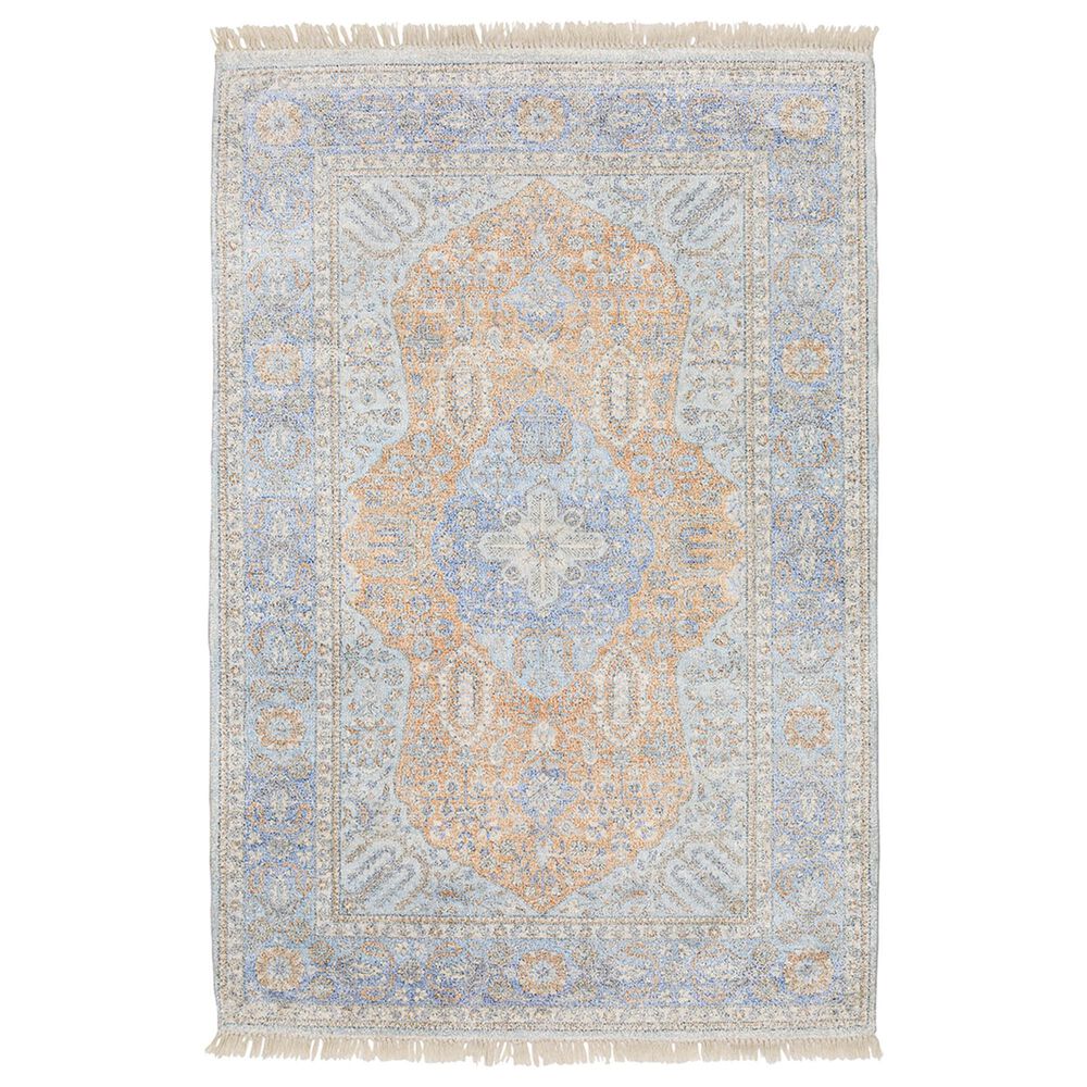 Oriental Weavers Malabar Bedford 45301 8" x 13" Blue Area Rug, , large