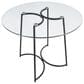 LumiSource Cece Dinette Table in Black and Clear - Table Only, , large