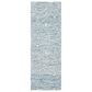 Safavieh Micro-Loop MLP178M 2"3" x 7" Light Blue and Ivory Runner, , large