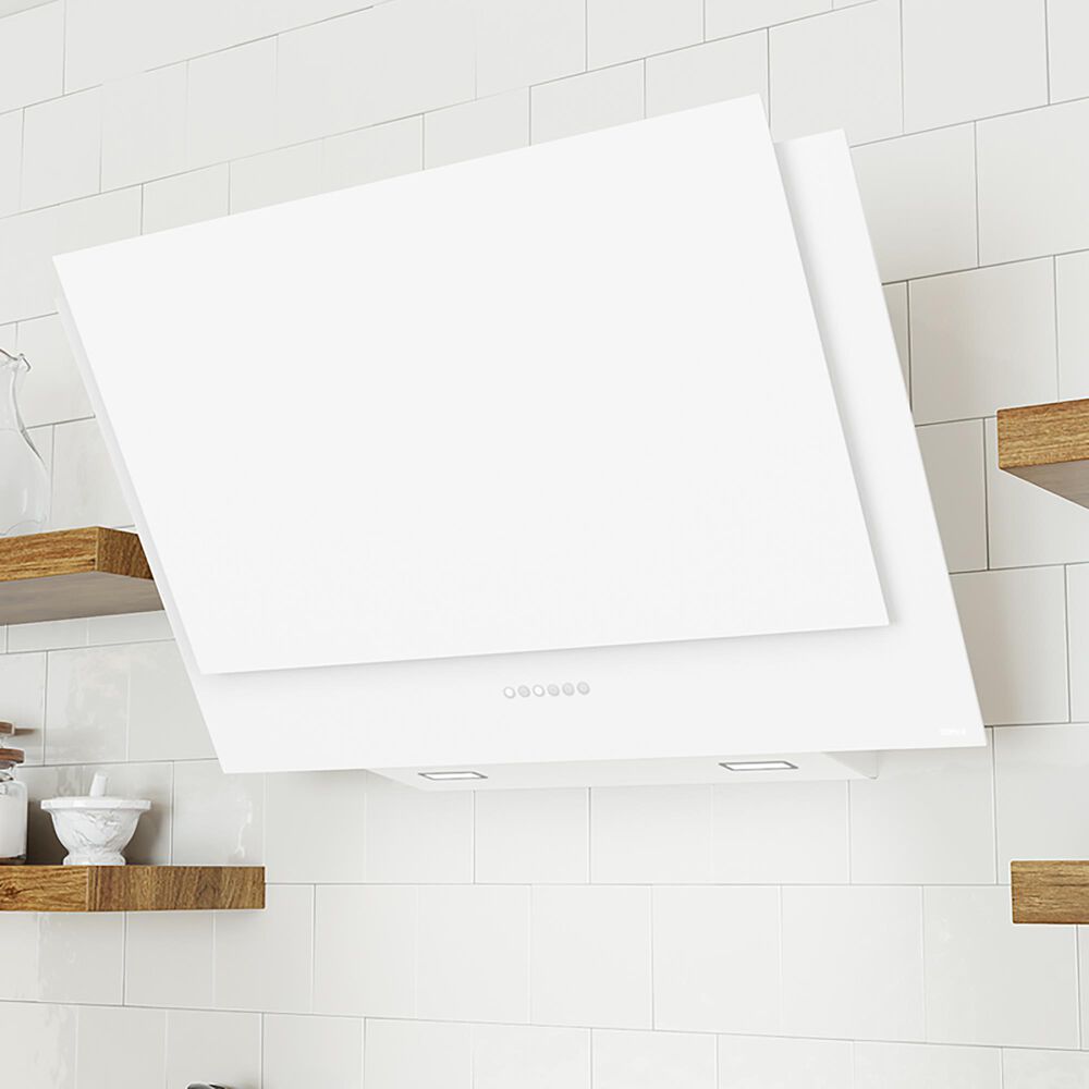 Zephyr Apex 36&quot; Wall Mounted Range Hood in White, , large