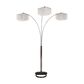 Crown Mark Crystal Floor Lamp in Chrome, , large