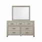 Sasha Lee Dresser and Mirror in Washed Oak, , large