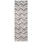Safavieh Adirondack ADR121P 2"6" x 8" Silver and Charcoal Runner, , large